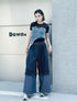Black Mesh Layered Skirt